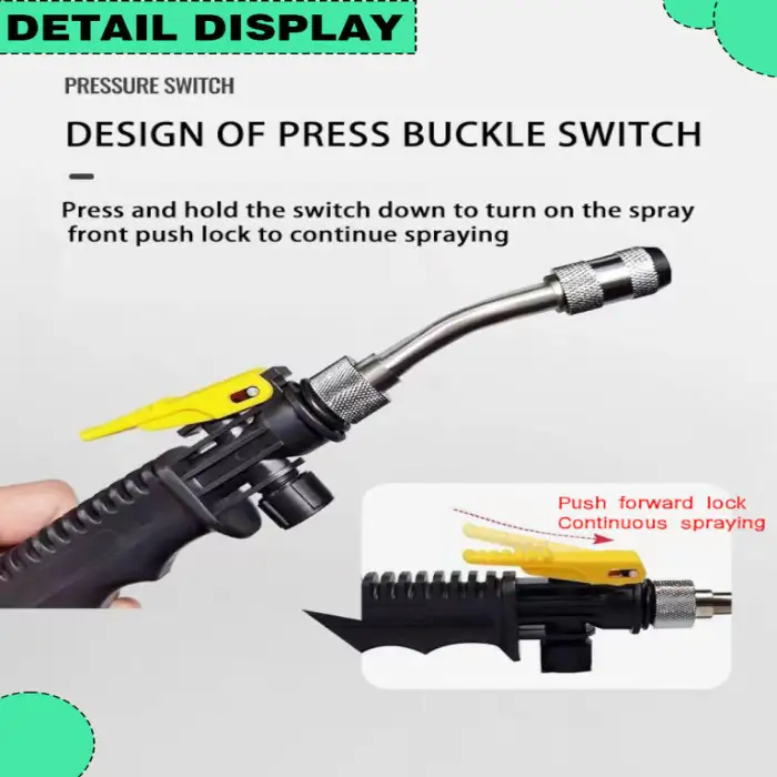 19L Portable PPF Window Tint Keg, High-Pressure Water Tank for Car Wash and Cleaning