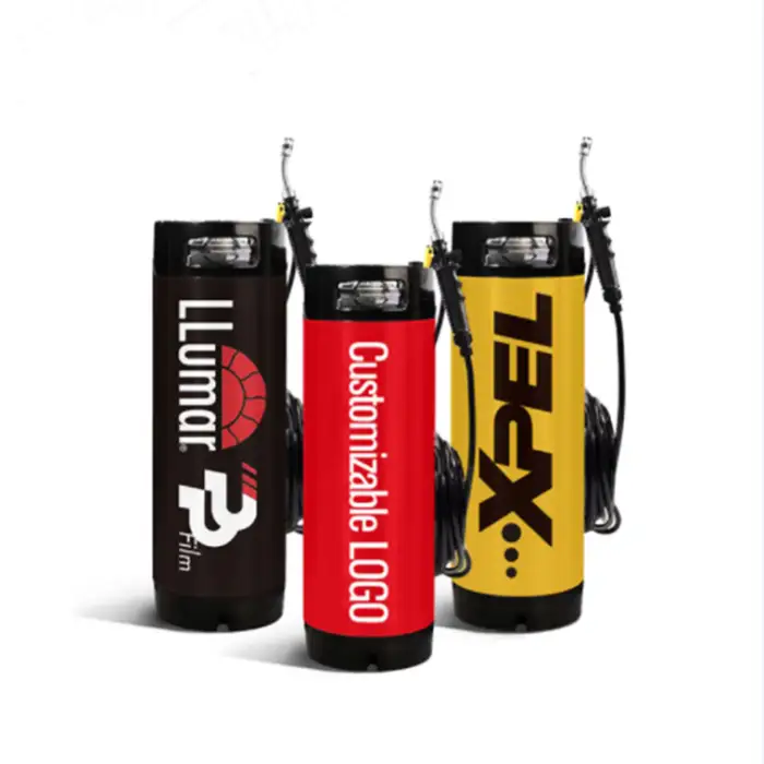 19L Portable PPF Window Tint Keg, High-Pressure Water Tank for Car Wash and Cleaning