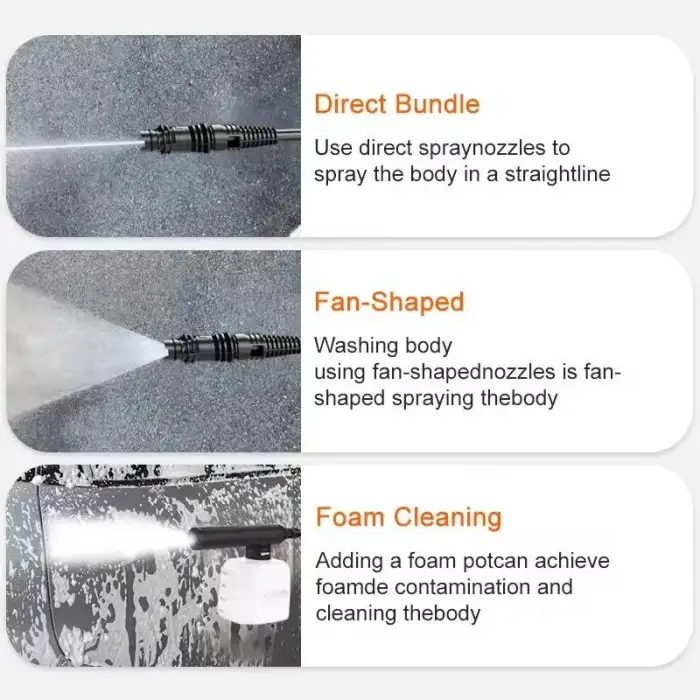 High Pressure Car Washing Machine Battery Car Washer Electric Mobile Steam Car Washer