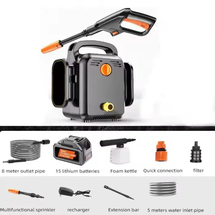 High Pressure Car Washing Machine Battery Car Washer Electric Mobile Steam Car Washer