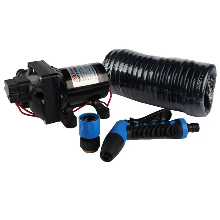 Portable Car Washer Pump Kit 12v Boat Wash Down 12V 3.0 GPM 70PSI Black Electric Diaphragm PUMP OEM EPDM Pressure Switch 12/24V