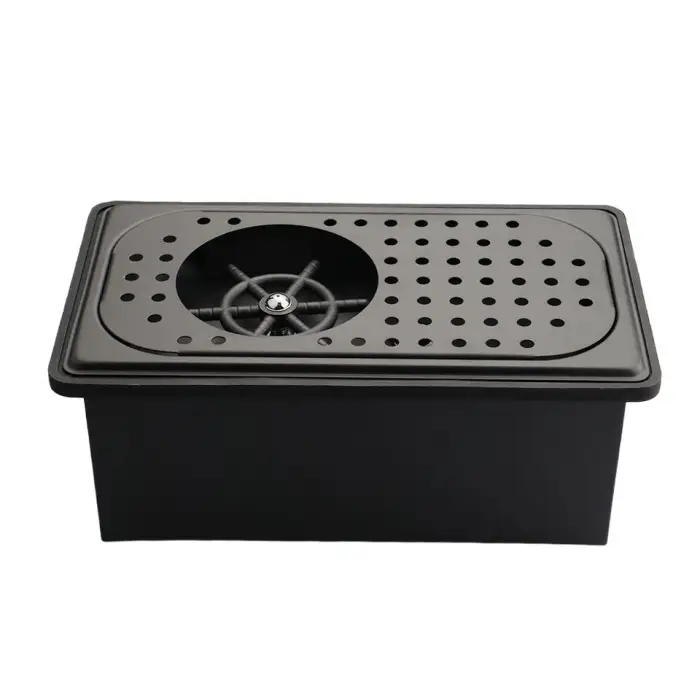 Stainless Steel Cup Rinser Bar Counter Cleaning Tools Automatic Cup Washing Machine Desktop High Pressure Glass Washer