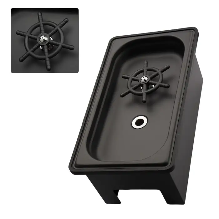 Stainless Steel Cup Rinser Bar Counter Cleaning Tools Automatic Cup Washing Machine Desktop High Pressure Glass Washer