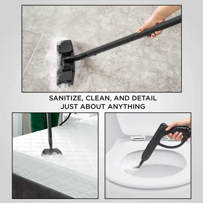 High Pressure Multifunction 13pcs Tools 500W/2000W Deep Cleaning Handheld Portable Steam Cleaner for Floors and Bathroom