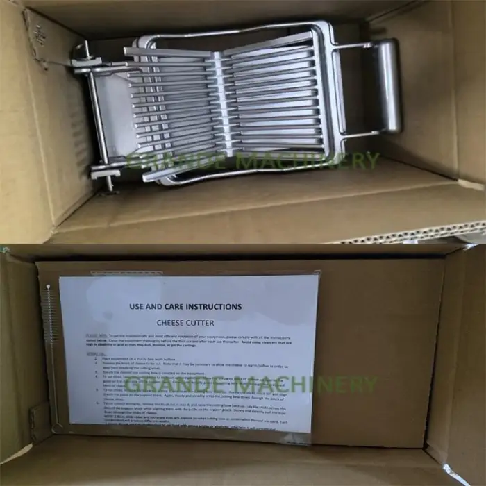 Cutting Effect Small Manual Cheese Slicer Cheese Cube Cutter Suitable for Tofu Toast Bread Slicing