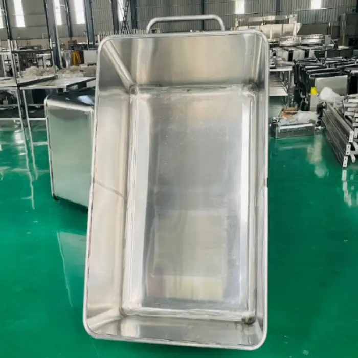 Meat Hopper Buggy Stainless Steel Meat Trolley