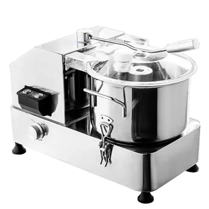 12-Liter Electric Commercial Food Cutting Machine Stainless Steel Fruit & Vegetable Cutter Nut Motor Snack Processing