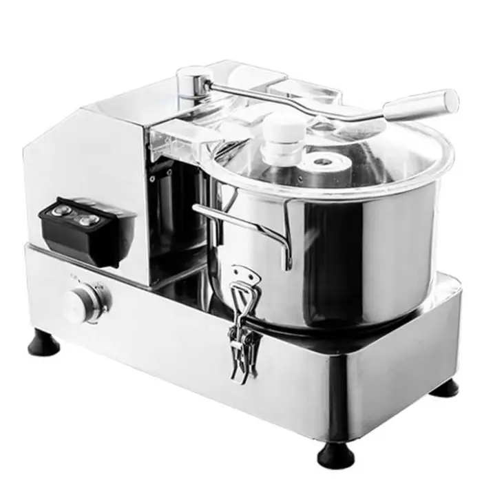 12-Liter Electric Commercial Food Cutting Machine Stainless Steel Fruit & Vegetable Cutter Nut Motor Snack Processing