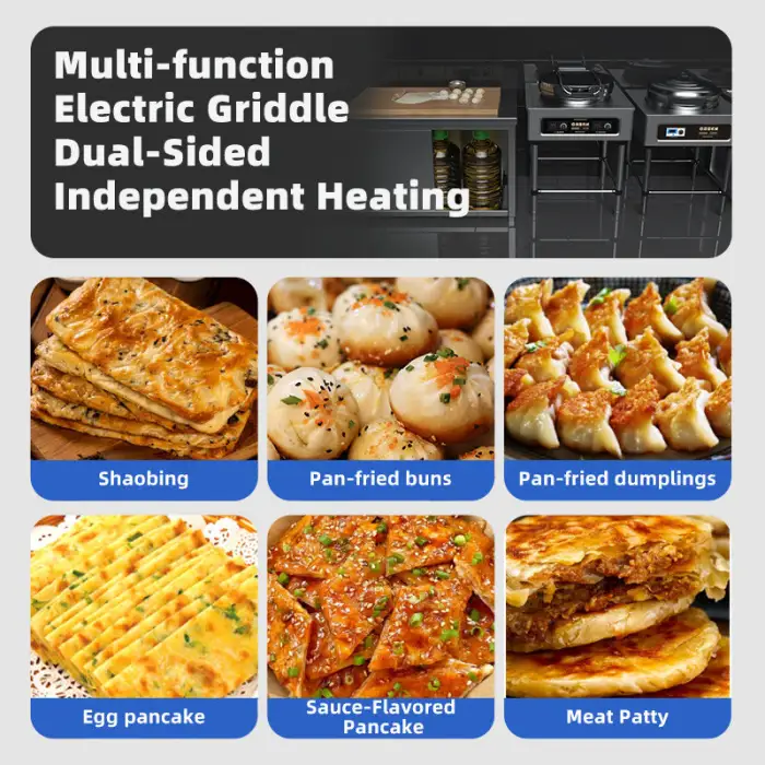 Professional Electric Baking Pan Bread Pizza Pancake Crepe Maker Pancake Making Machine