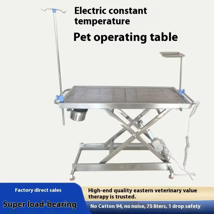 Constant Temperature Pet Hospital Operating Table Veterinary Instrument for Cat Dog Sterilization Disposable Animal Operating