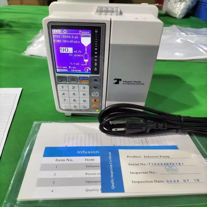 Portable Infusion Pump for Veterinary Use for Pet Dog Infusion