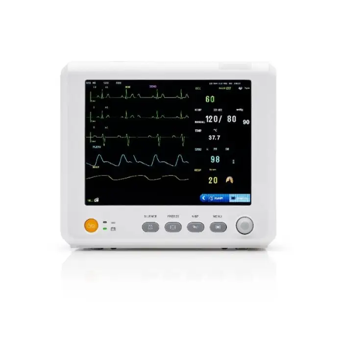 8-Inch Professional Metal Equipment Multi-Parameter Monitor for Emergency Hospital Clinic Surgery Electric Power