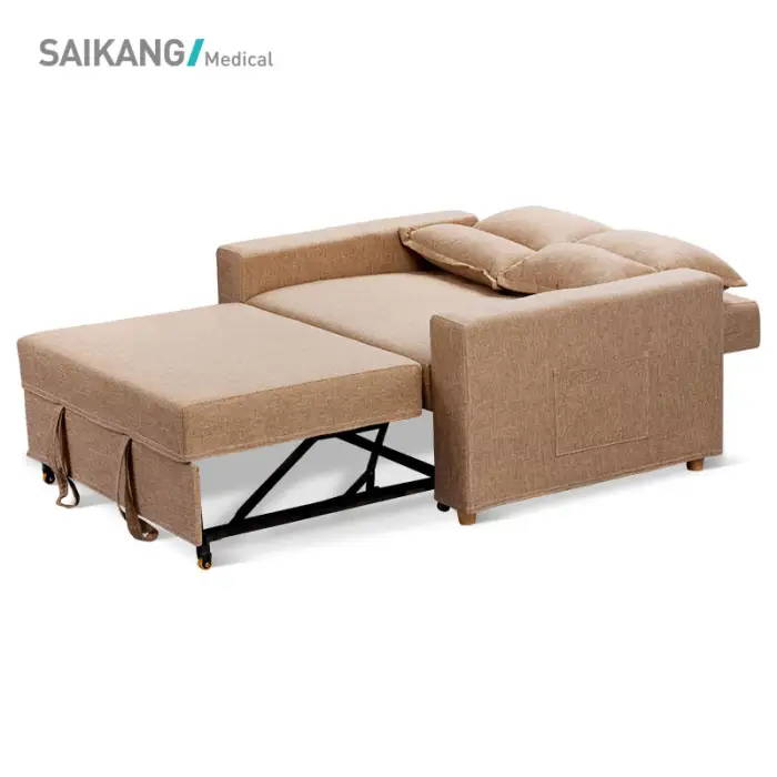 SKE001-4 Modern Design Multi-purpose Accompany Hospital Foldable Sofa Chair Bed