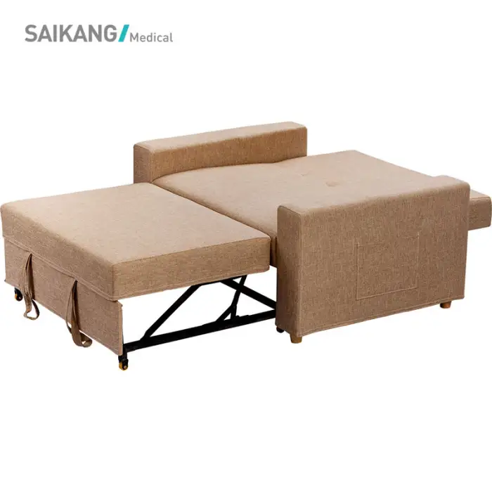 SKE001-4 Modern Design Multi-purpose Accompany Hospital Foldable Sofa Chair Bed