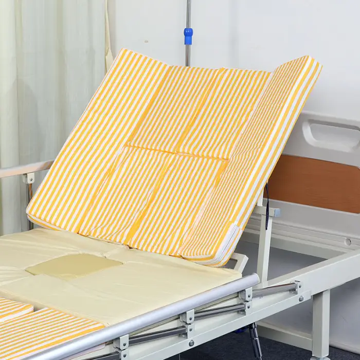 Hospital Bed Multifunctional Four Cranks Manual Home Care Beds with Shampoo Function Toilet/potty Function