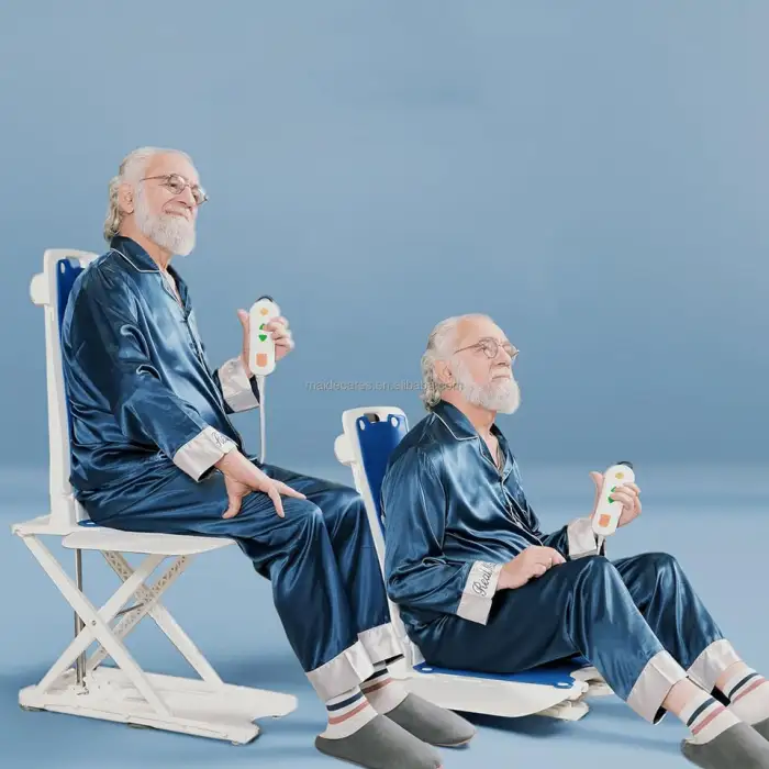 Mateside Patient Transfer Chair Bathroom Safety Equipment Motorized Adjustable Patient Lift Transfer Chair Patient Lift for Home