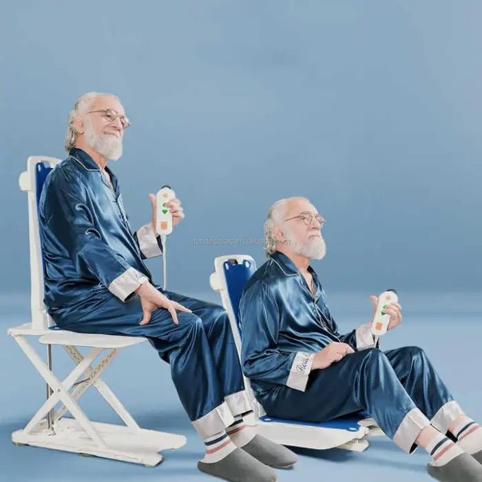 Mateside Patient Transfer Chair Bathroom Safety Equipment Motorized Adjustable Patient Lift Transfer Chair Patient Lift for Home