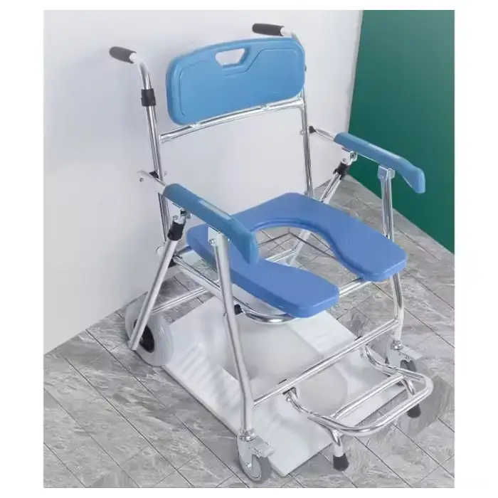 Medical Toilet Chair for Disabled Equipment Commode Bath Chair Bathroom Rehabilitation Device Safety Equipment
