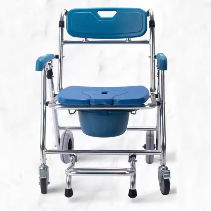 Medical Toilet Chair for Disabled Equipment Commode Bath Chair Bathroom Rehabilitation Device Safety Equipment