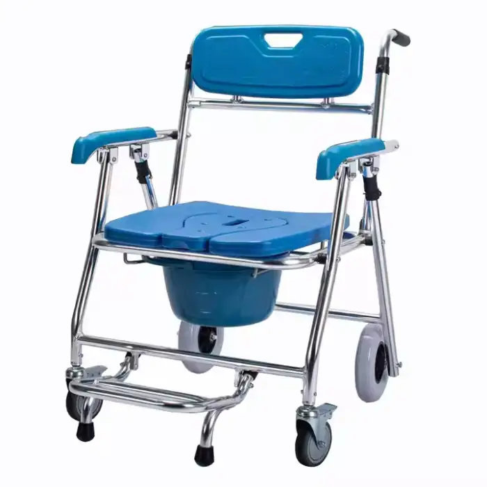 Medical Toilet Chair for Disabled Equipment Commode Bath Chair Bathroom Rehabilitation Device Safety Equipment