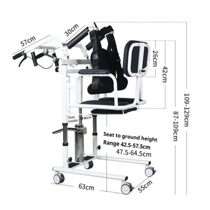 Multi-Function Hydraulic Transfer Lift Chair for Elderly Medical Auxiliary for Bathing and Toileting Bathroom Safety Equipment
