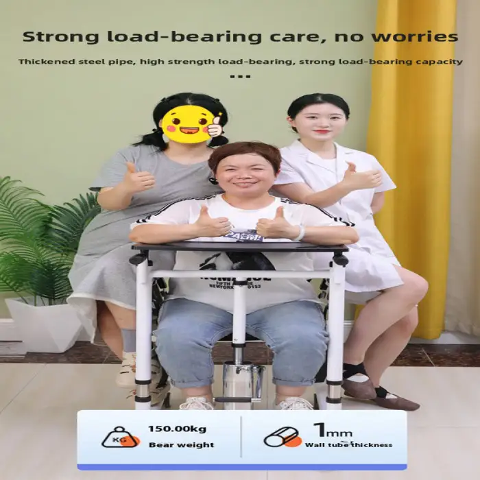 All-in-1 Lightweight Hydraulic Patient Lift Transfer for Elderly Disabled Bathtub Split Seat Backrest Bathroom Safety Equipment