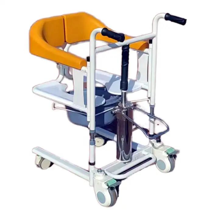 Hydraulic Patient Lifting Transfer Chair Waterproof Bathroom Safety Equipment for Patient Transfer