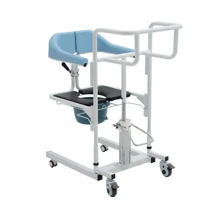 Nursing Toilet Transfer Machine Hydraulic Multi-Functional Patient Transfer Chair Bathroom Safety Equipment