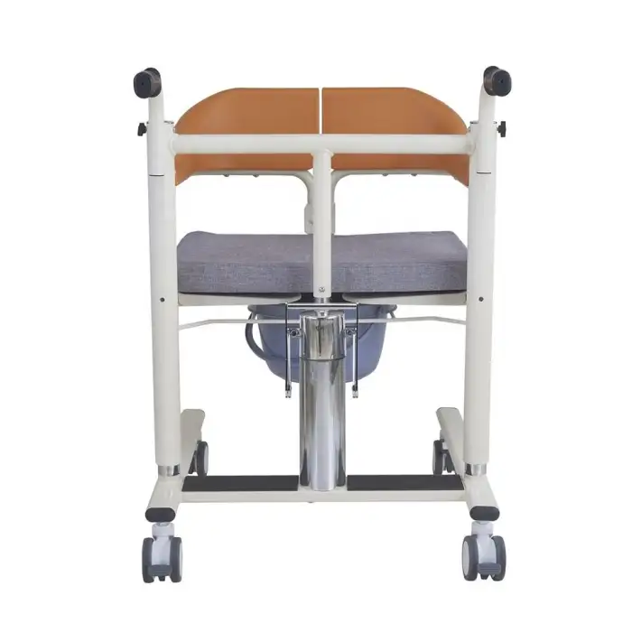 Hydraulic Adjustable Hospital Commode Chair for Home Care Medical Bathroom Safety Equipment