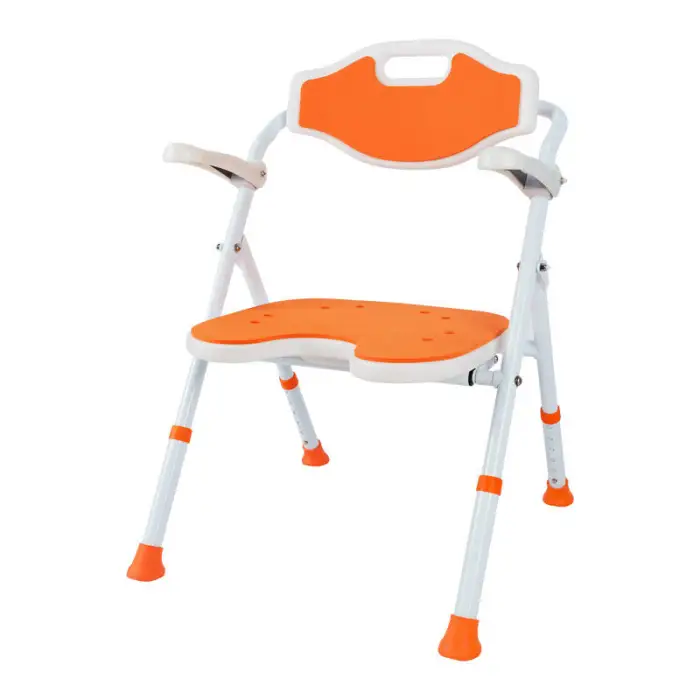 Aluminium Alloy Lightweight Foldable Bath Chair for Indoor Shower Bathroom Safety Equipment