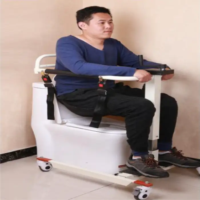 Toilet Safety Rails Elderly Seniors Foldable Handicap Seat Adjustable Height Bathroom Safety Equipment