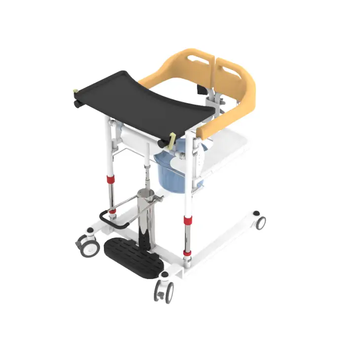 Hydraulic Patient Lift Transfer Chair Medical Safety Equipment for Bathroom Wheelchair to Car Bed Shower Transfer Chair