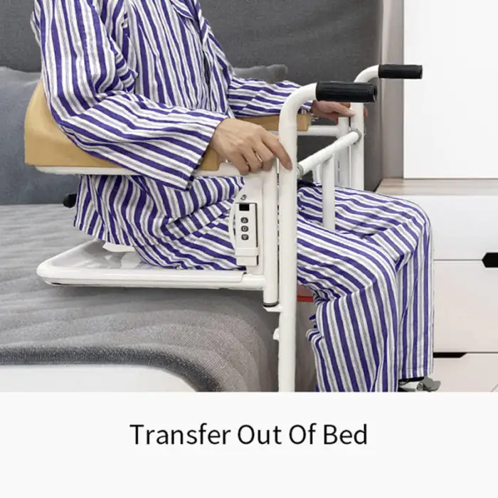 Hydraulic Patient Lift Transfer Chair Medical Safety Equipment for Bathroom Wheelchair to Car Bed Shower Transfer Chair