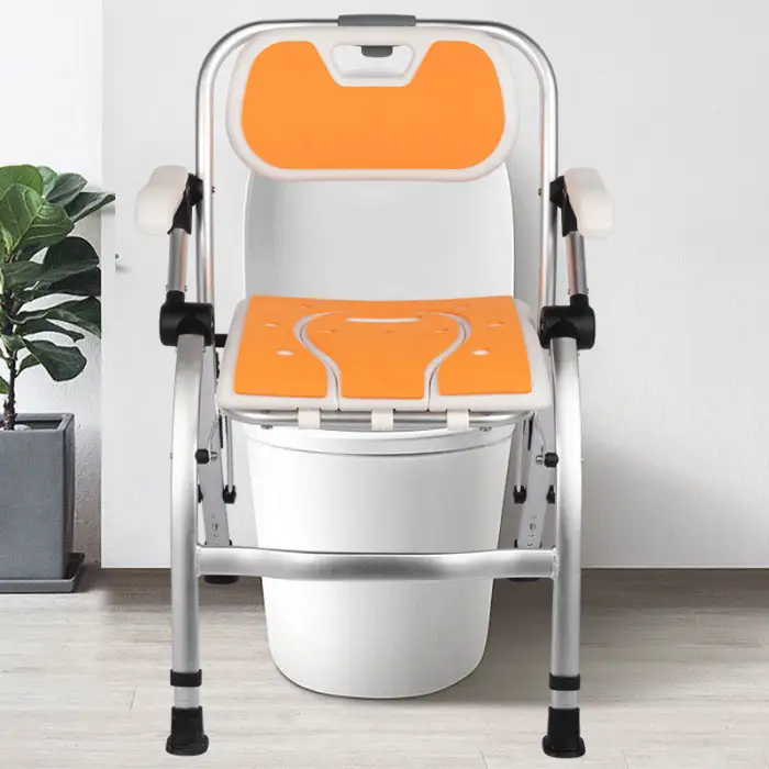 Adjustable Folding Shower Chair for Elderly and Disabled Bathroom Safety Equipment