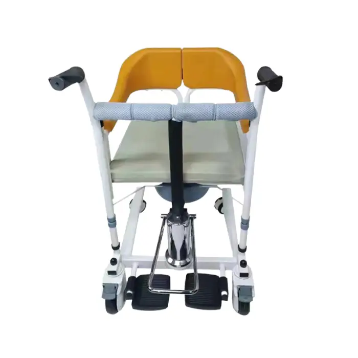 Portable Elderly & Handicapped Shower Chair Commode Bedpan Safety Equipment for Bathroom for Bedside Transfer