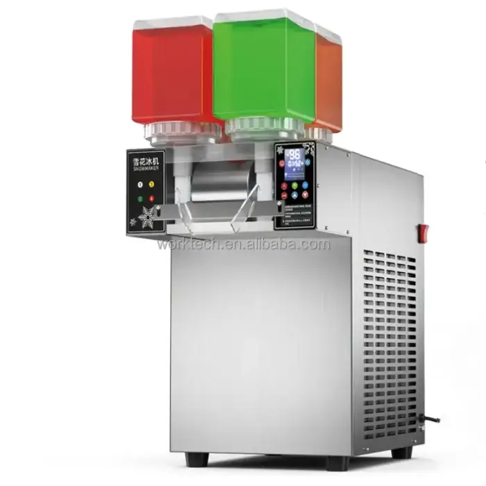 4 Barrel Snowflake Ice Shaved Machine Bingsu Maker for Snack Bar Ice Cream Shop Various Sizes 80kg Milk Snow Cream Maker