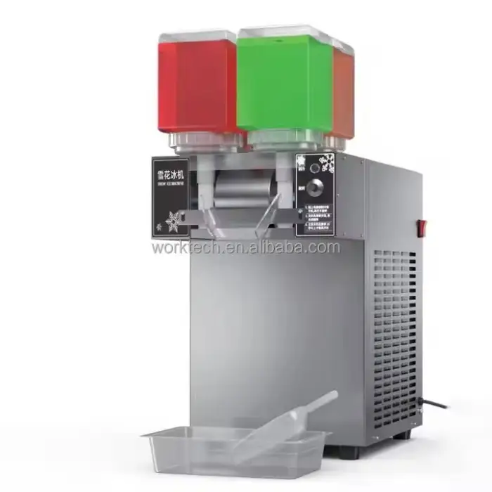 4 Barrel Snowflake Ice Shaved Machine Bingsu Maker for Snack Bar Ice Cream Shop Various Sizes 80kg Milk Snow Cream Maker