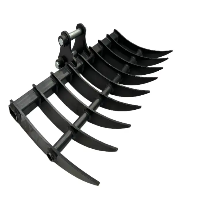 Excavator Root Rake Excavator Rake for 1-10 Tons Mini Excavator