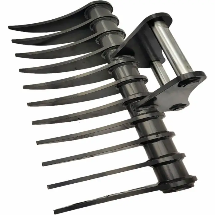 Mini Excavator Attachment Rake