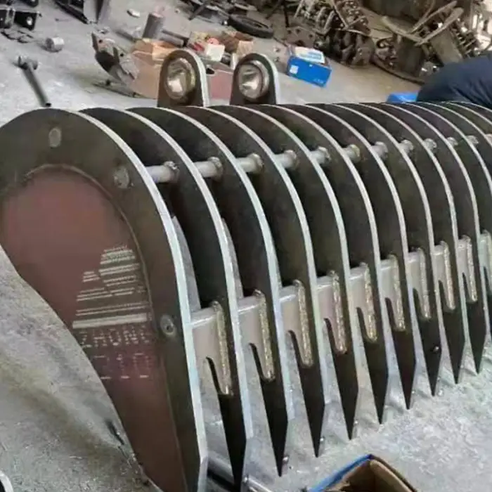 Excavator Mechanical Rake Bucket Root Rake for 1-4 Tons Mini Excavator