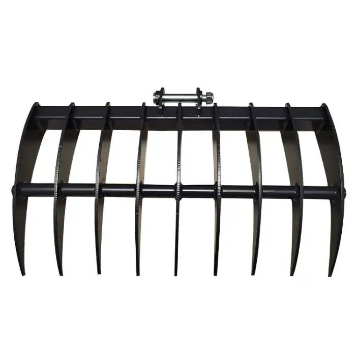 9 Teeth Industrial Iron Hand Rake Excavator Rakes for Farming Leaf Lawn Rake