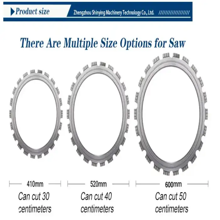 High Groove Cutting Electric Wall Saw Machine Concrete Wall Cutter Machine