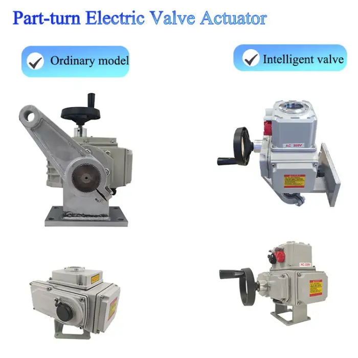 Quarter-Turn Intelligent Regulating Electric Motorized Actuator