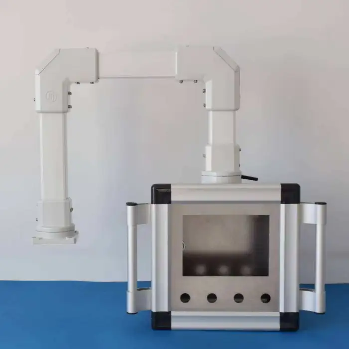 Aluminum HMI Control Arm System Touch Panel Articulating Support with Cantilever Box Machine Tools Accessories