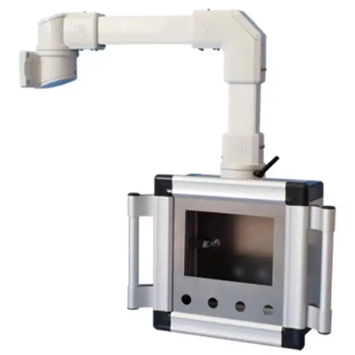 Aluminum HMI Control Arm System Touch Panel Articulating Support with Cantilever Box Machine Tools Accessories