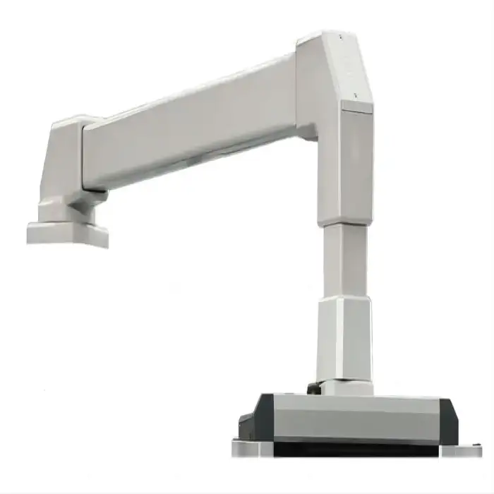 Aluminum HMI Control Arm System Touch Panel Articulating Support with Cantilever Box Machine Tools Accessories