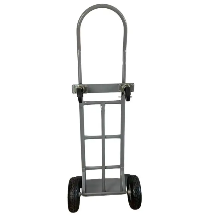 Portable Electric Folding Hand Truck Steel Platform 2 Wheel Transport Trolley Cart OEM for Hand Carts Trolleys