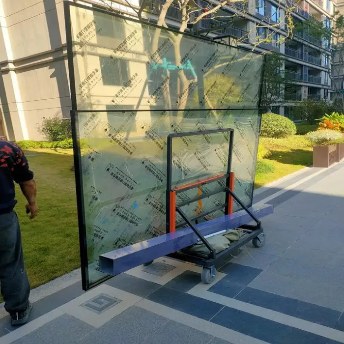 Dolly Transport Glazing Carrying Rack Glass Trolley