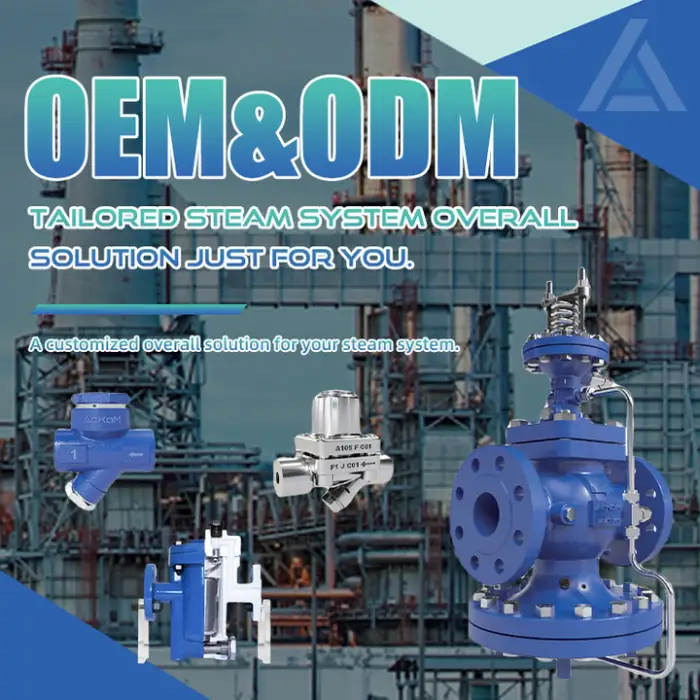 Self-Controlled Manual Power Stainless Steel Self-Operated Pressure Regulator Steam Trap Valves