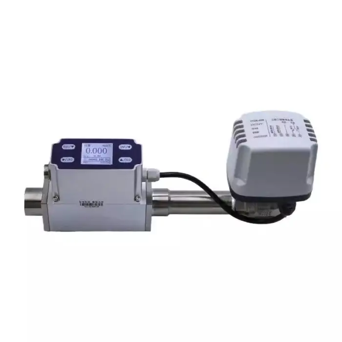 High-flow monitoring instrument gas regulating ball valve sensor thermal gas mass high-precision flow controller flowmeter